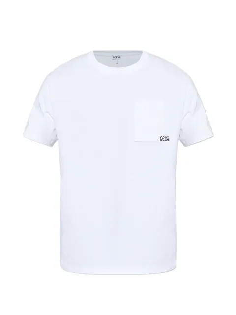 LOEWE Anagram-embroidered pocket T-shirt