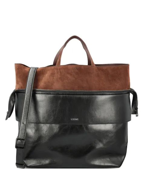 LOEWE large Switch leather suede tote bag
