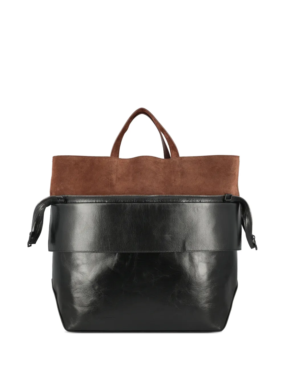 LOEWE Switch grote suède shopper Zwart