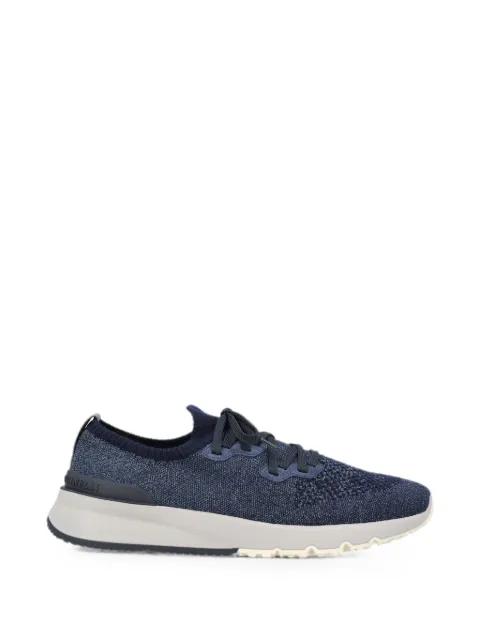 Brunello Cucinelli knit lace-up sneakers