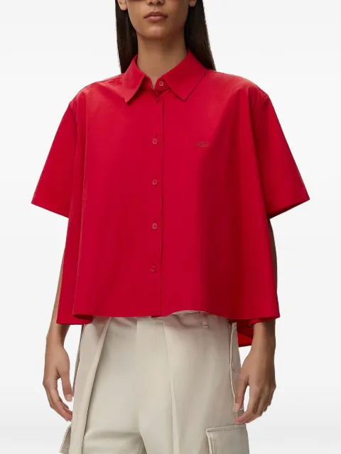 LOEWE kasseformet skjorte med logo-broderi