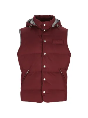 Brunello Cucinelli フーデッド パデッドベスト | ブラウン | FARFETCH JP