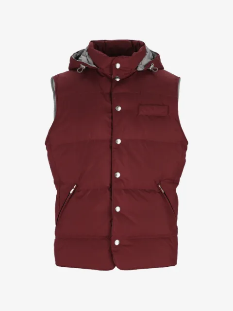 Brunello Cucinelli hooded padded gilet