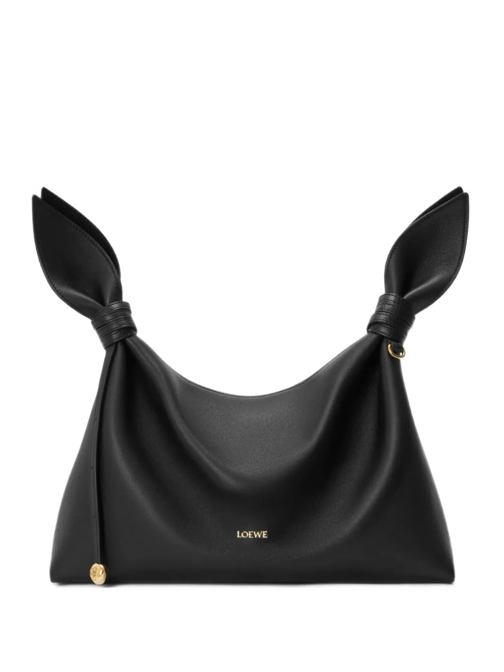LOEWE Paseo knotted leather shoulder bag · OS