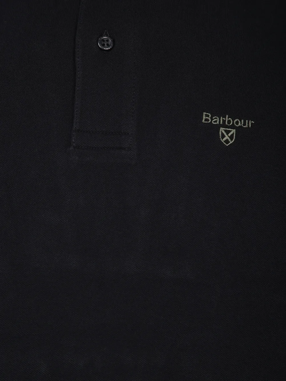 Barbour Poloshirt met geborduurd logo Zwart
