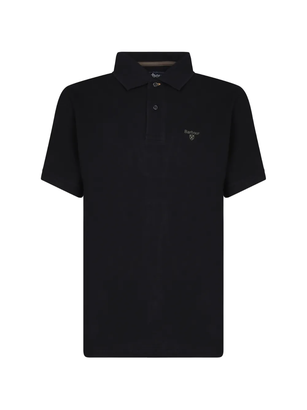 Barbour logo-embroidered polo shirt - Nero