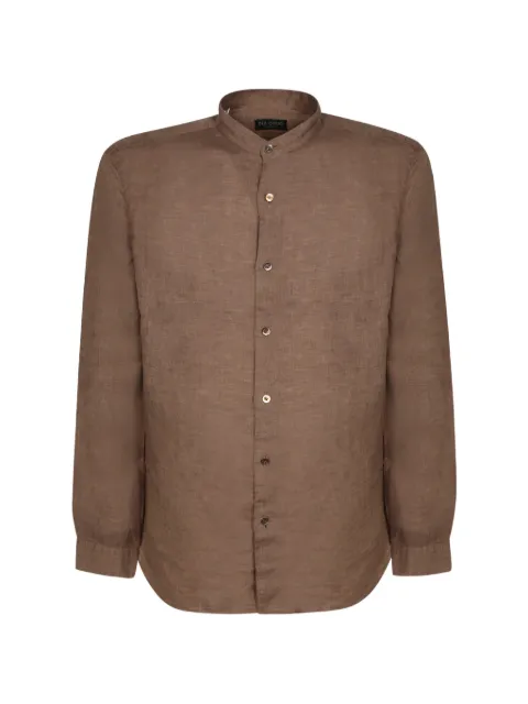 Dell'oglio band-collar long-sleeve shirt