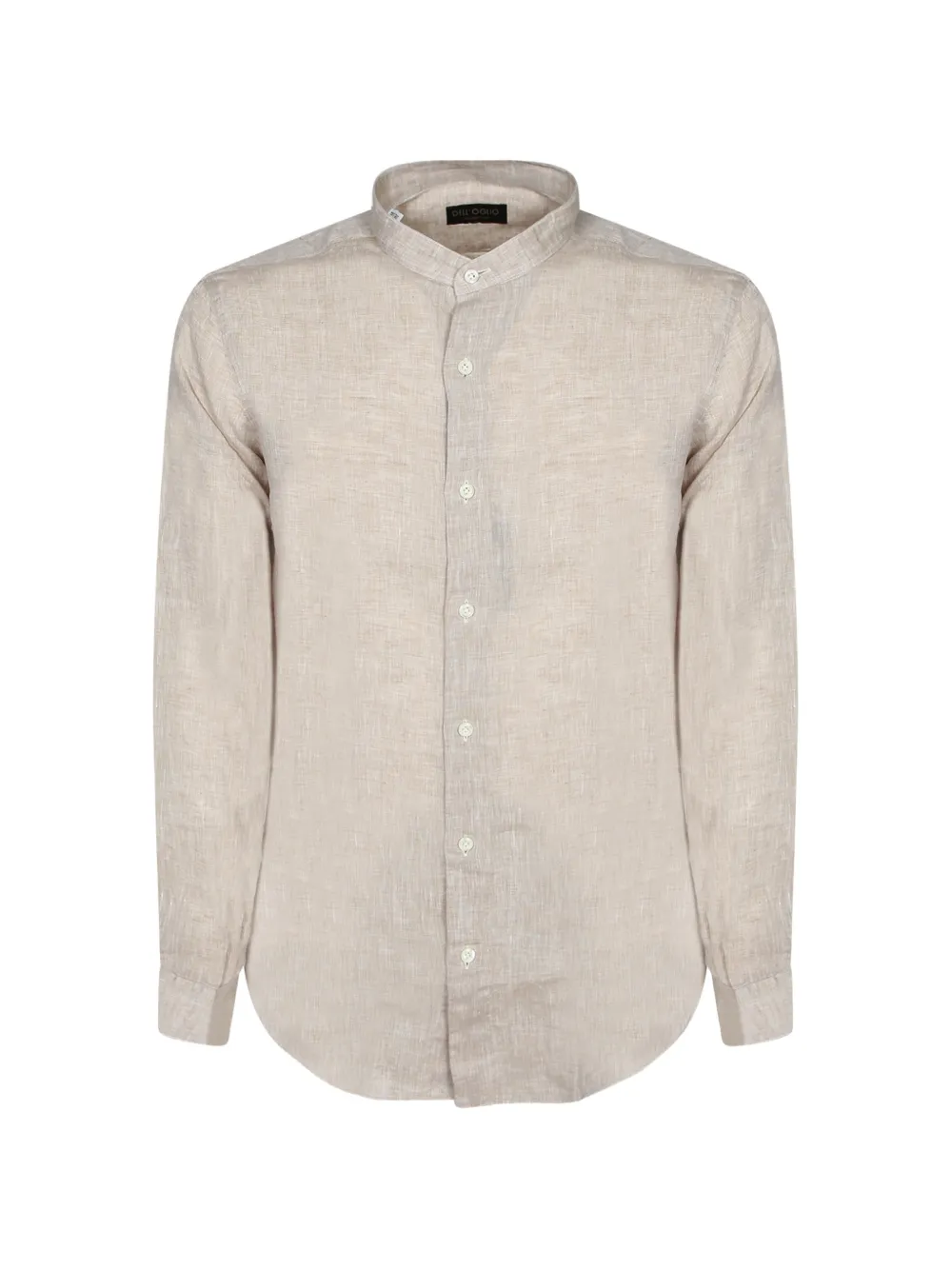Dell'oglio mandarin-collar long-sleeve shirt - Toni neutri