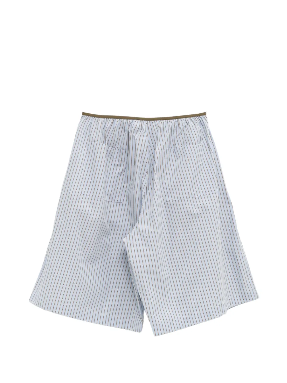 The Frankie Shop Elyn gestreepte bermuda shorts Blauw