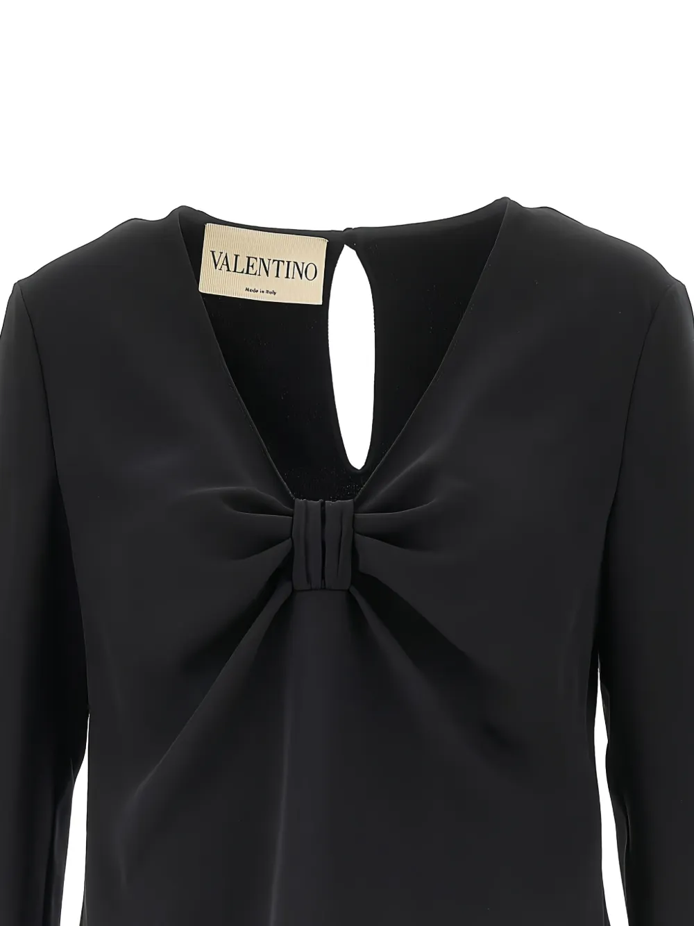 Valentino Garavani Blouse met strikdetail Zwart