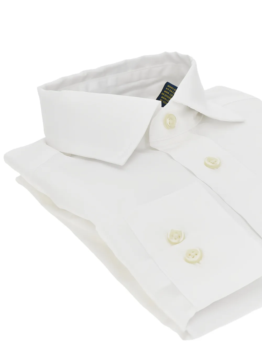 POLO RALPH LAUREN KIDS Katoenen slim-fit shirt Wit