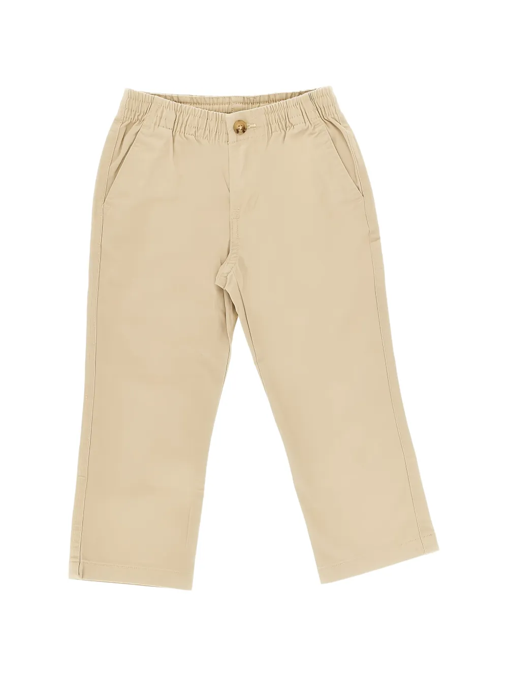 POLO RALPH LAUREN KIDS elasticated-waist chino trousers - Toni neutri