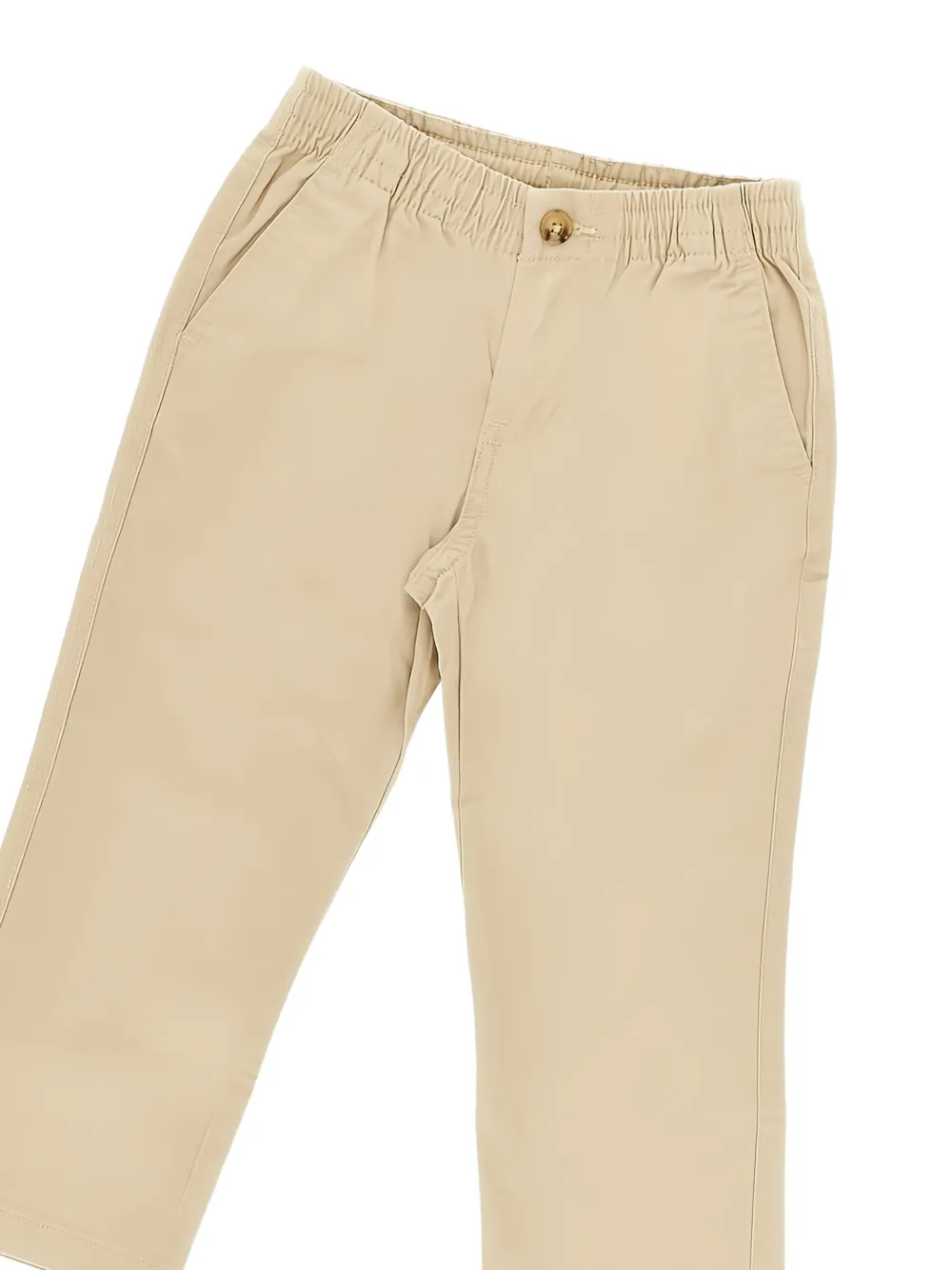 POLO RALPH LAUREN KIDS elasticated-waist chino trousers - Beige