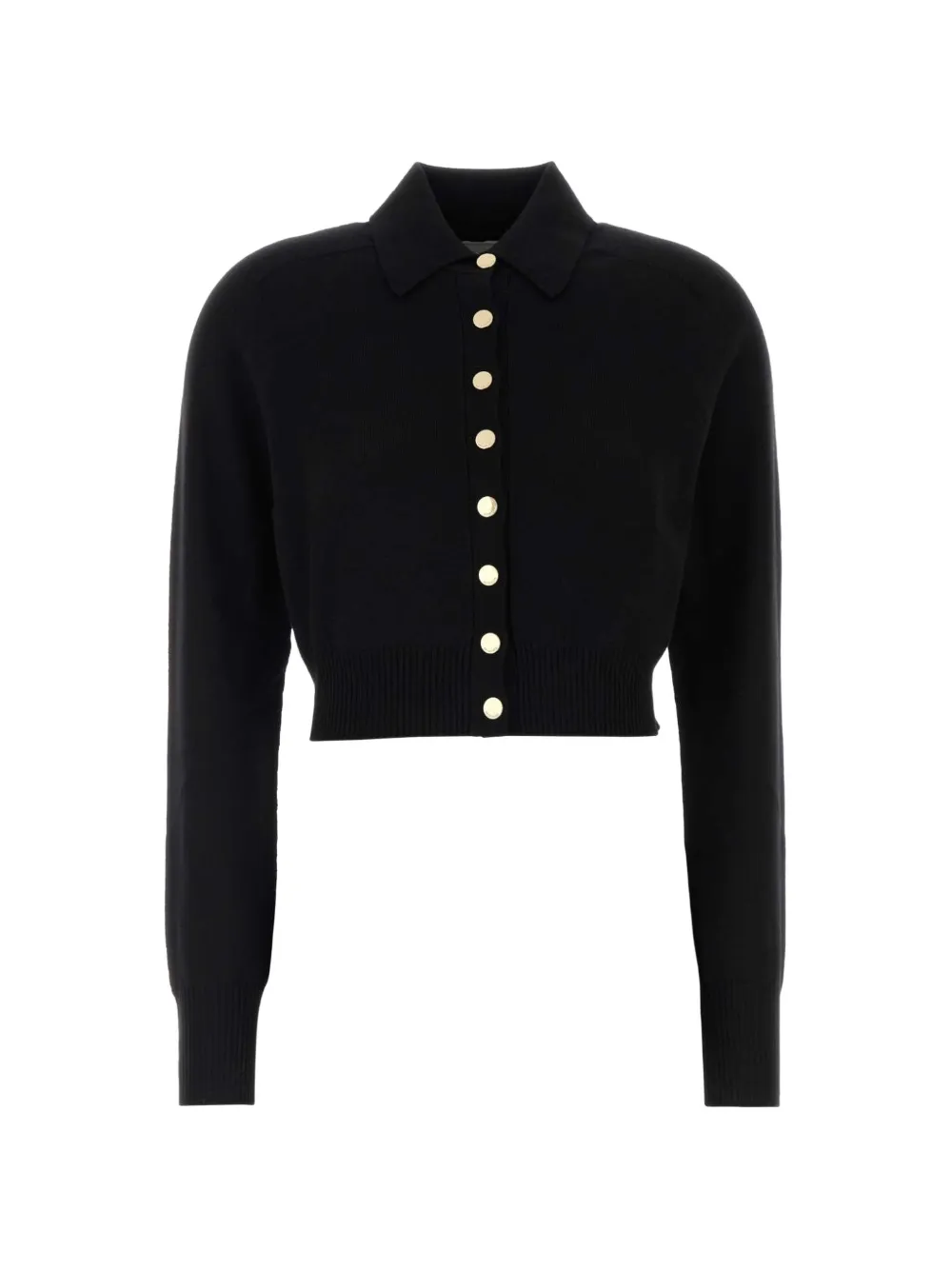 Sportmax cropped button-down cardigan - Black