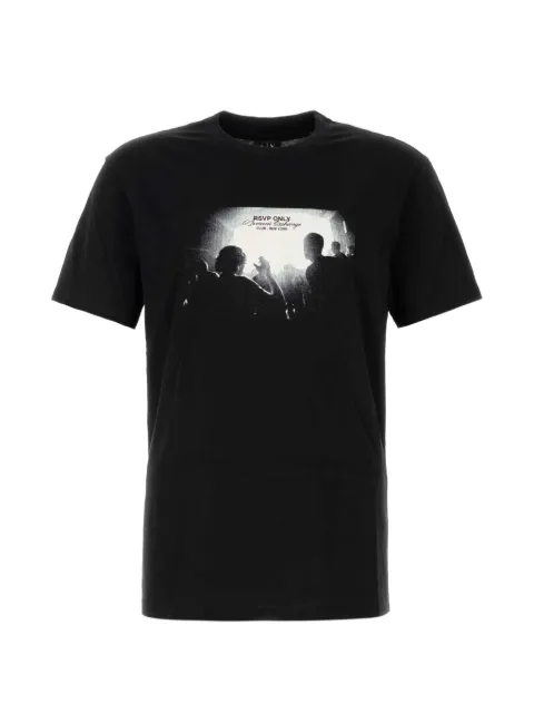 Armani Exchange playera con estampado gráfico