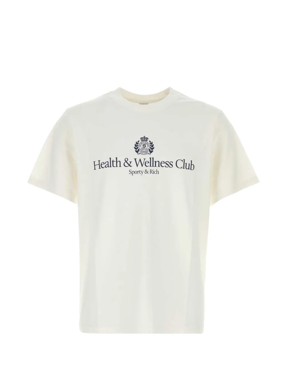 Sporty & Rich logo-print cotton T-shirt - Weiß