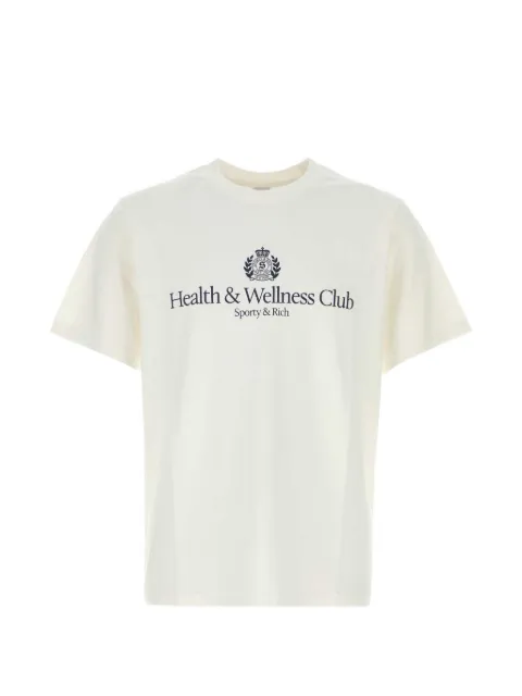 Sporty & Rich logo-print cotton T-shirt