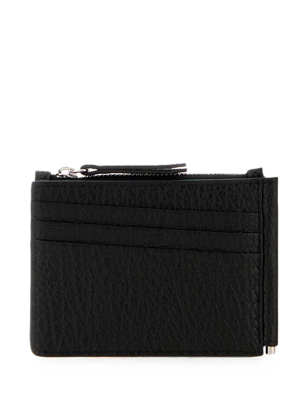 Maison Margiela Four Stitch leren portemonnee Zwart