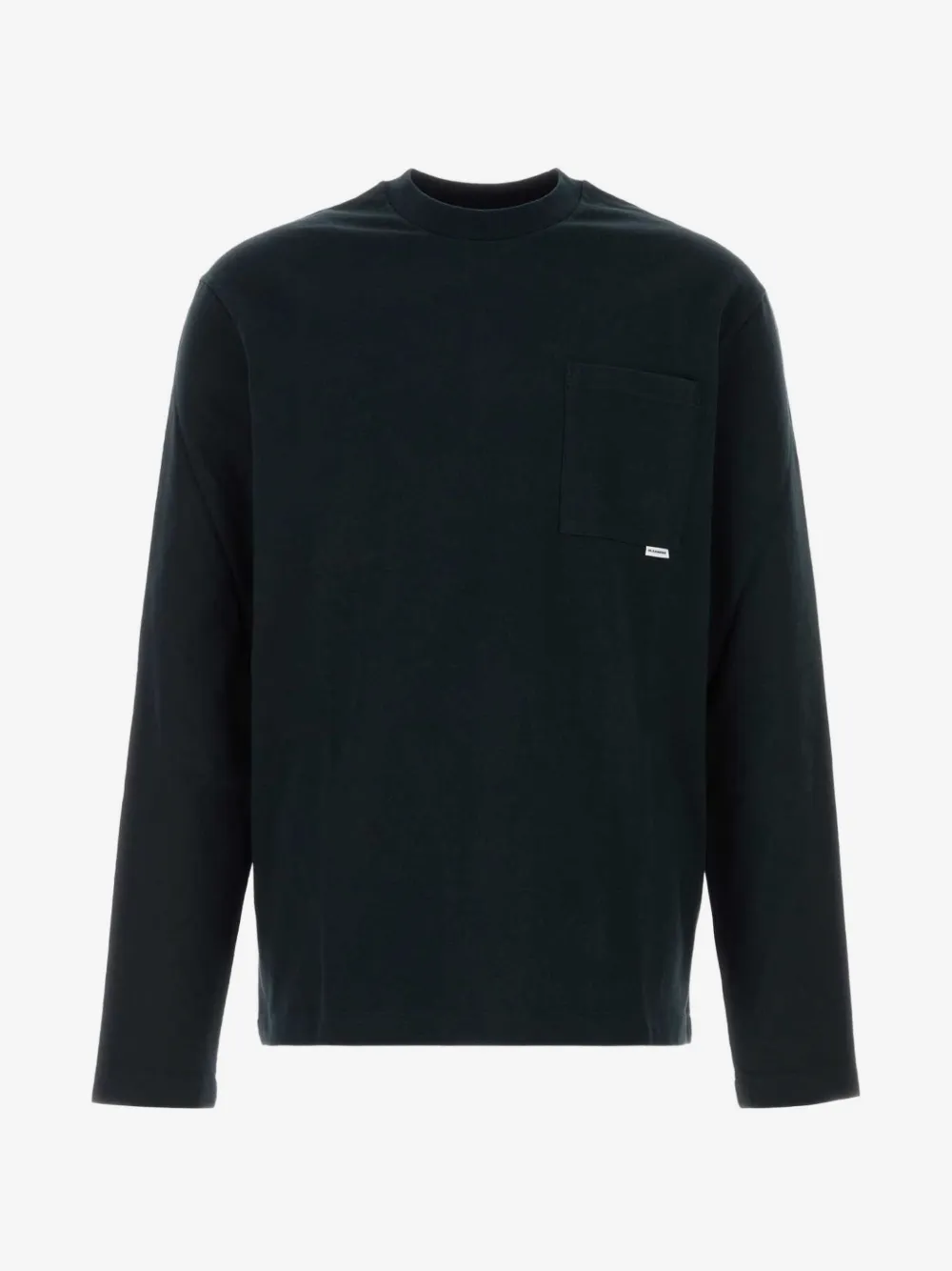 Jil Sander 胸袋长袖T恤 | 黑色 | Image 1