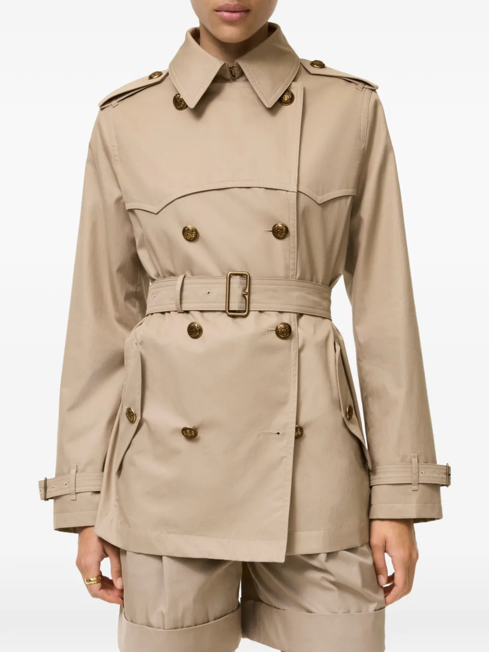 Burberry Foxfield tropische gabardine trenchcoat Beige