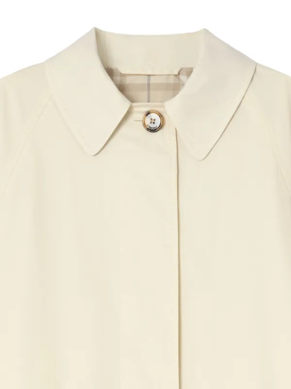 Burberry Long Tropical Gabardine Car Coat | Neutrals | FARFETCH Burberry Long Tropical Gabardine Car Coat | Neutrals | FARFETCH