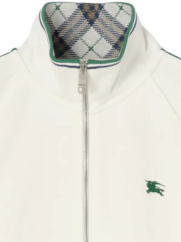 Burberry Nylon Cotton Tennis Jacket | White | FARFETCH