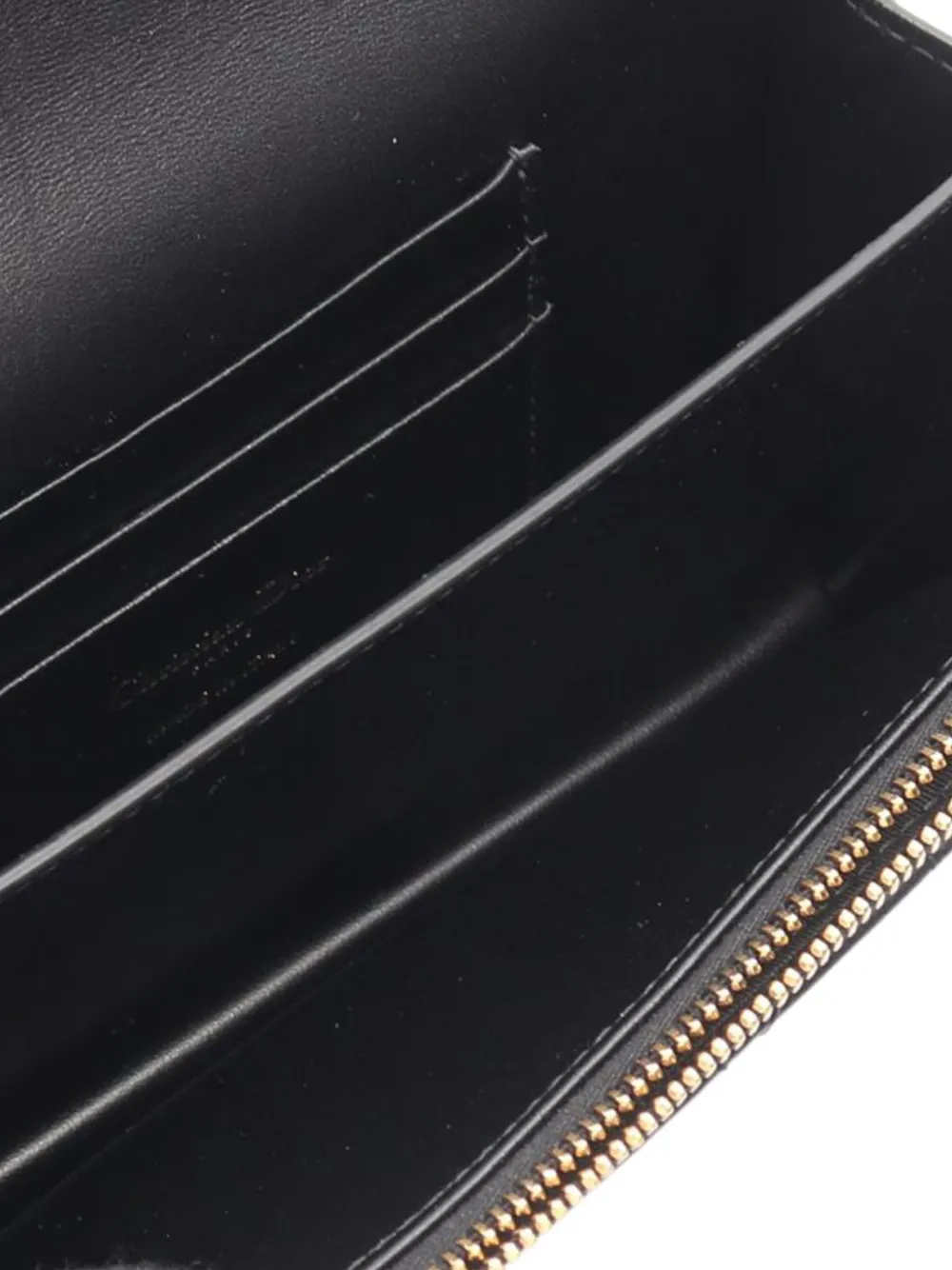 Dior Pre-owned 2021-2026 Dioramour Cannage Caro Wallet on Strap Crossbody Bag in Black, view 4