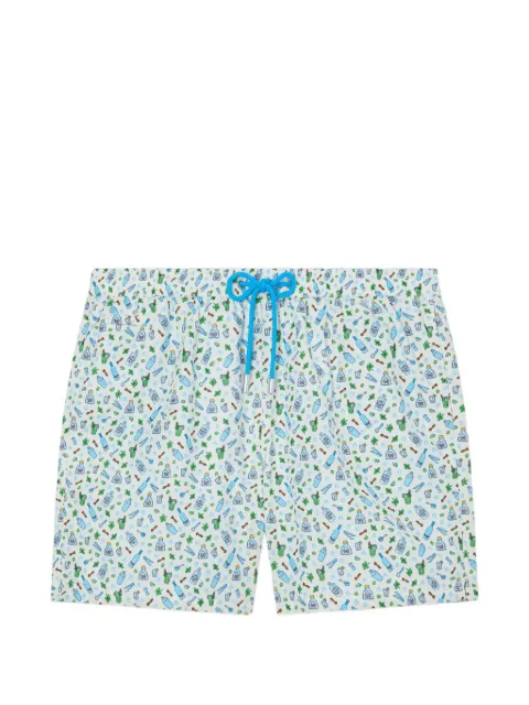 MC2 Saint Barth Lighting Micro swim shorts with barman print