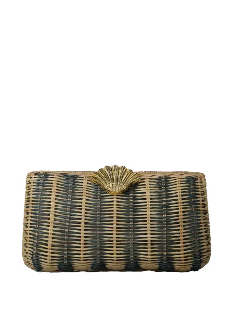 Poolside Classica woven clutch bag