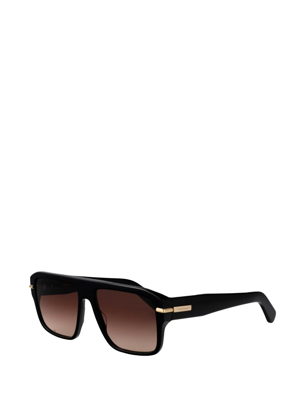 Ferragamo Eyewear Zonnebril met geometrisch montuur Zwart