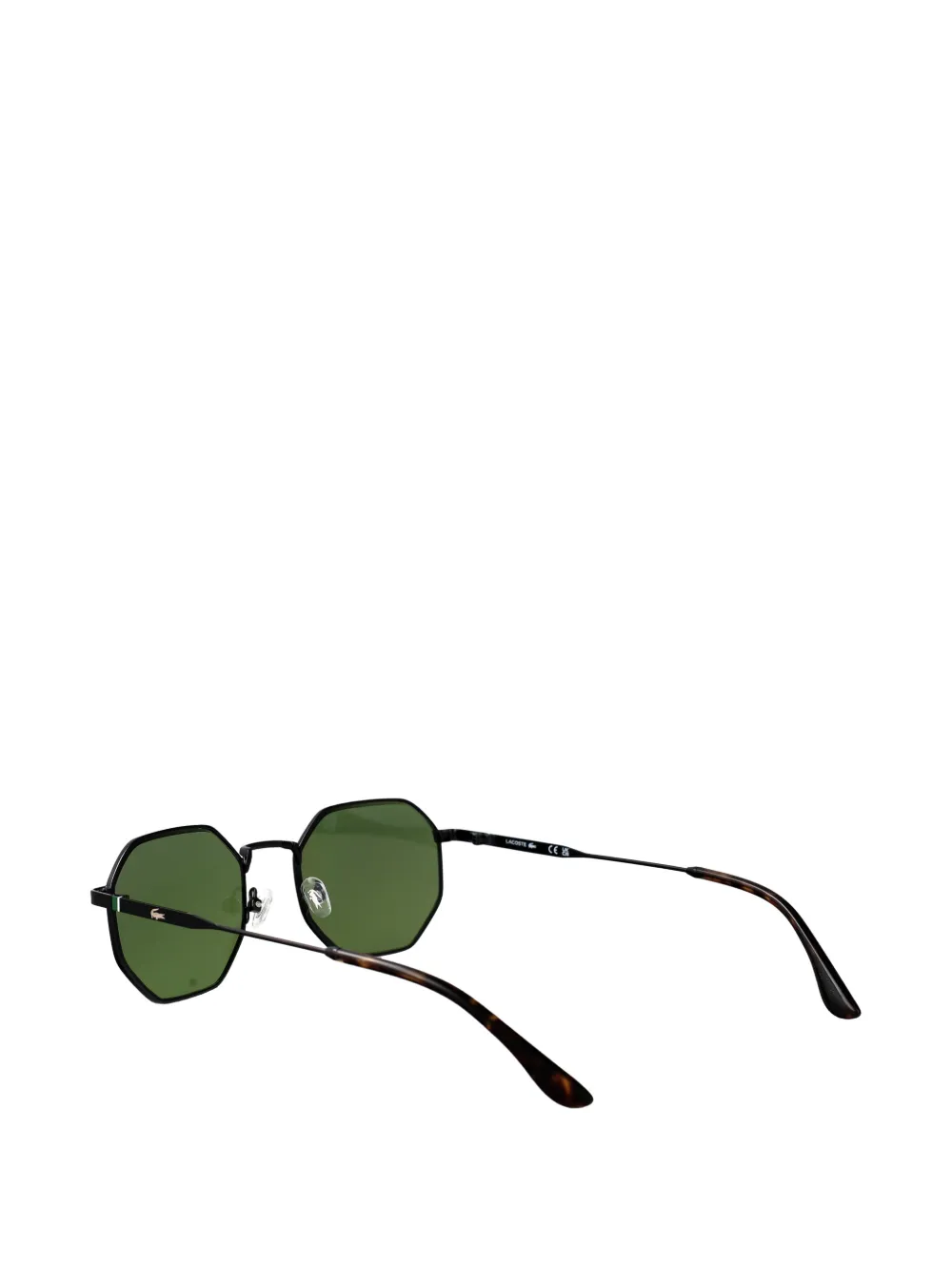 Lacoste Zonnebril met geometrisch montuur Zwart