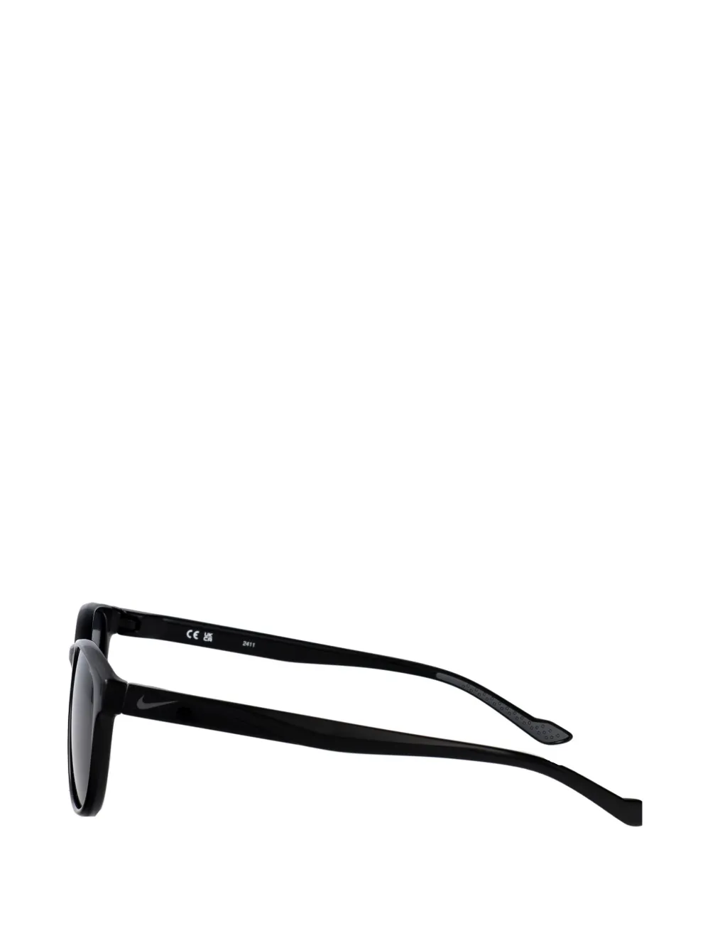 Nike Temper Flow zonnebril met rond montuur Zwart