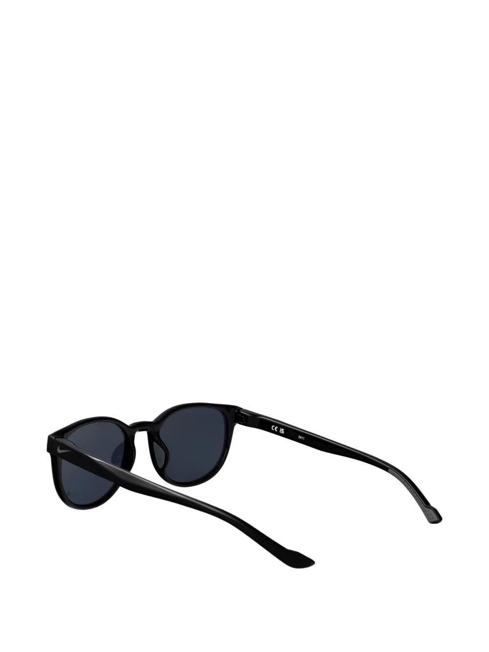 Nike Temper Flow zonnebril met rond montuur Zwart
