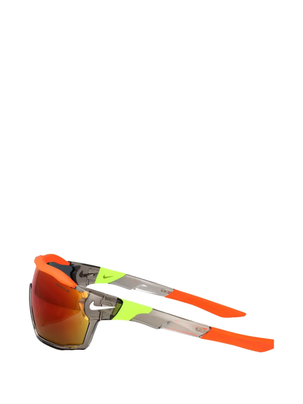 Nike Show X Rush zonnebril met schild montuur Oranje