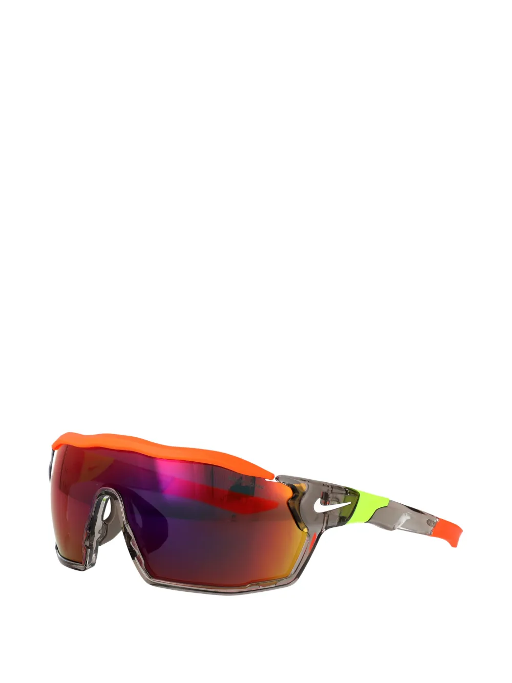Nike Show X Rush zonnebril met schild montuur Oranje