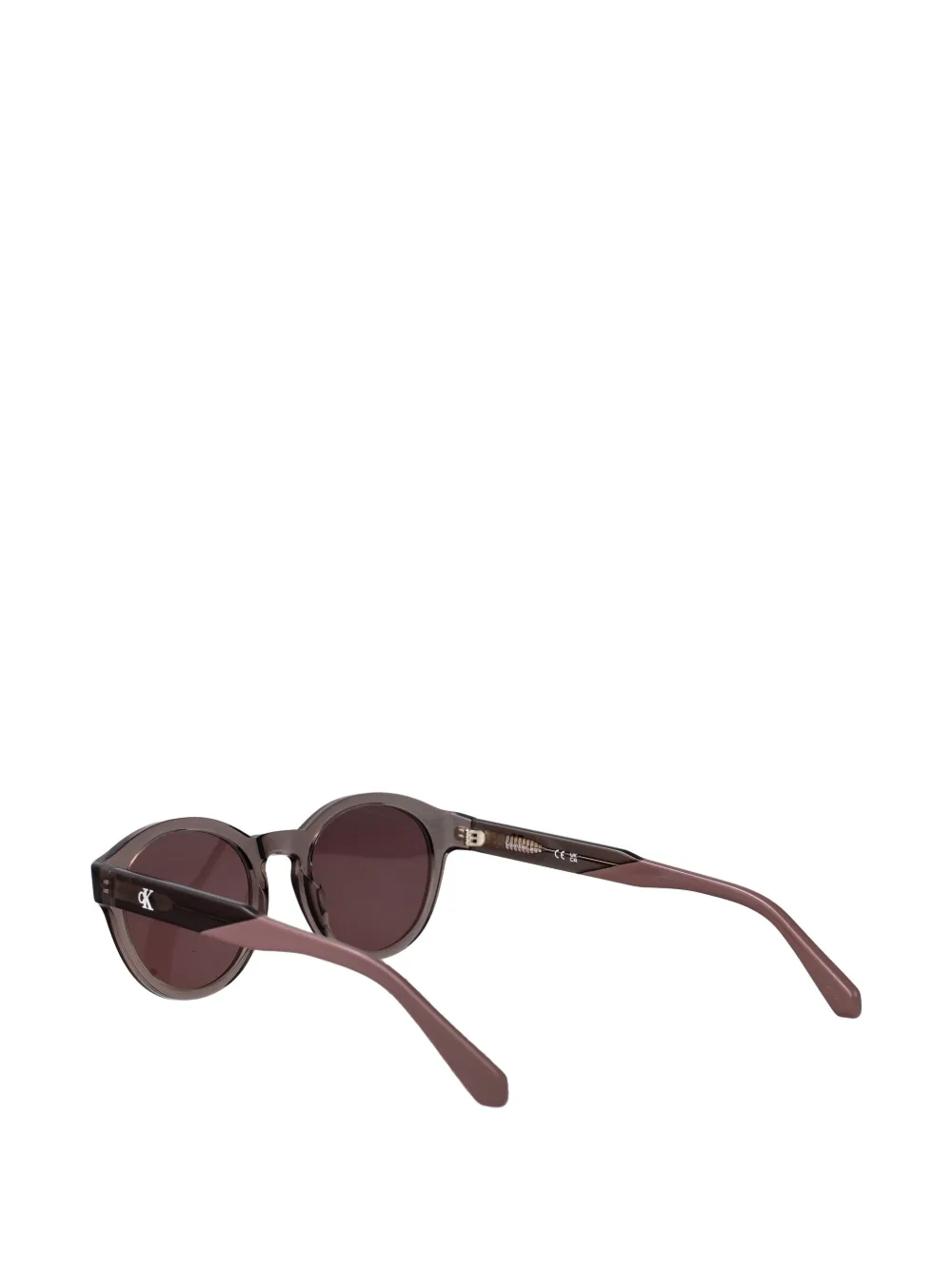 Calvin Klein Jeans Zonnebril met rond montuur Grijs