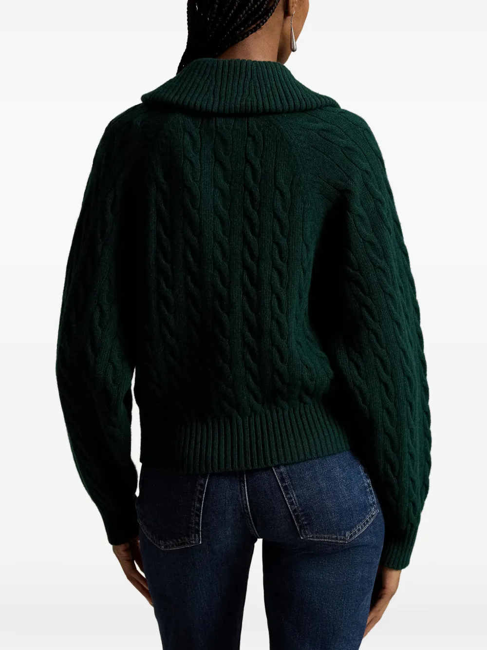 Polo Ralph Lauren Kabelgebreid Pony jack Groen