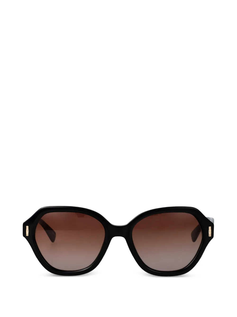 Longchamp geometric-frame sunglasses - Schwarz