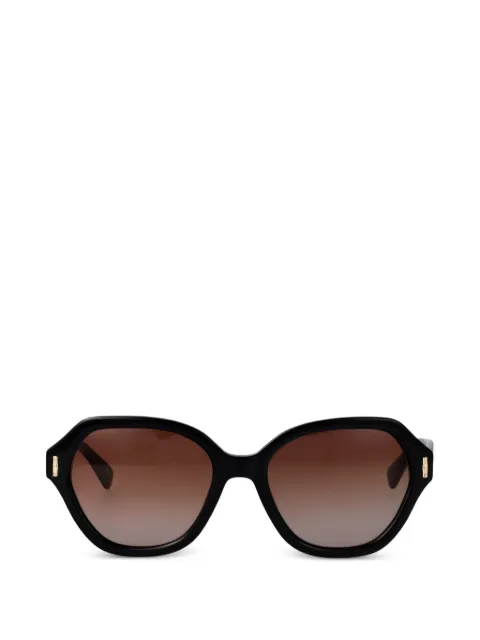 Longchamp 几何形镜框太阳眼镜