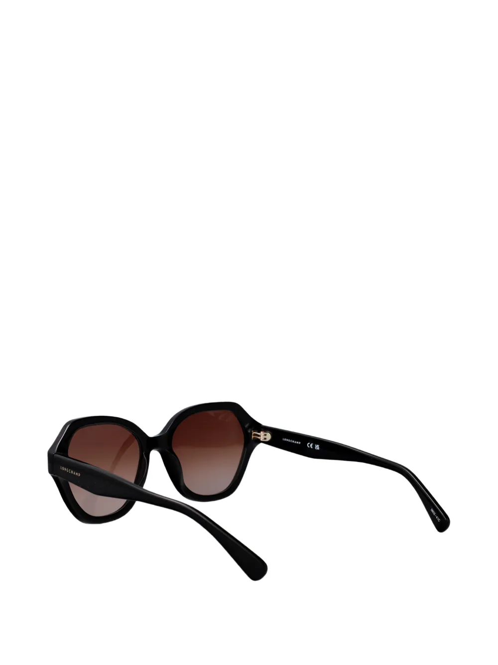 Longchamp Zonnebril met geometrisch montuur Zwart