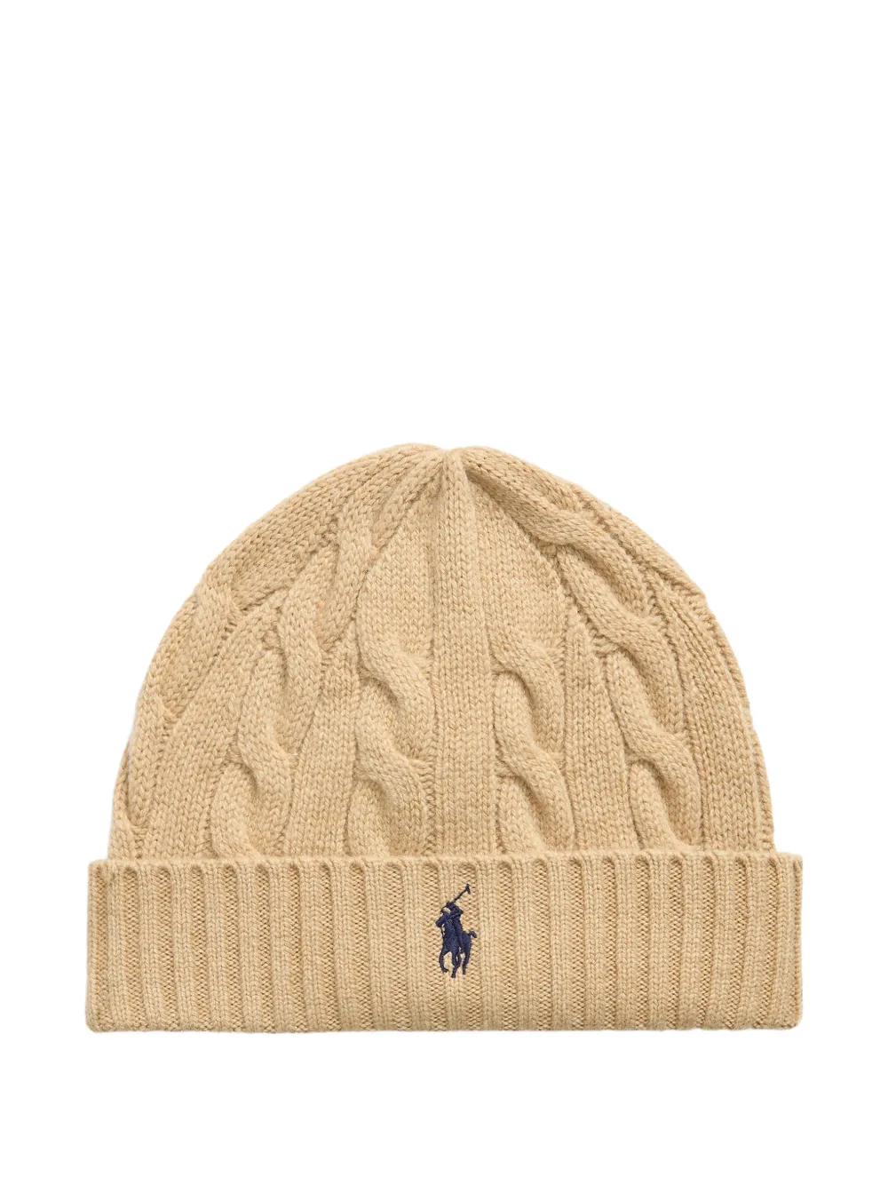 Polo Ralph Lauren cable-knit wool-cashmere beanie - Toni neutri