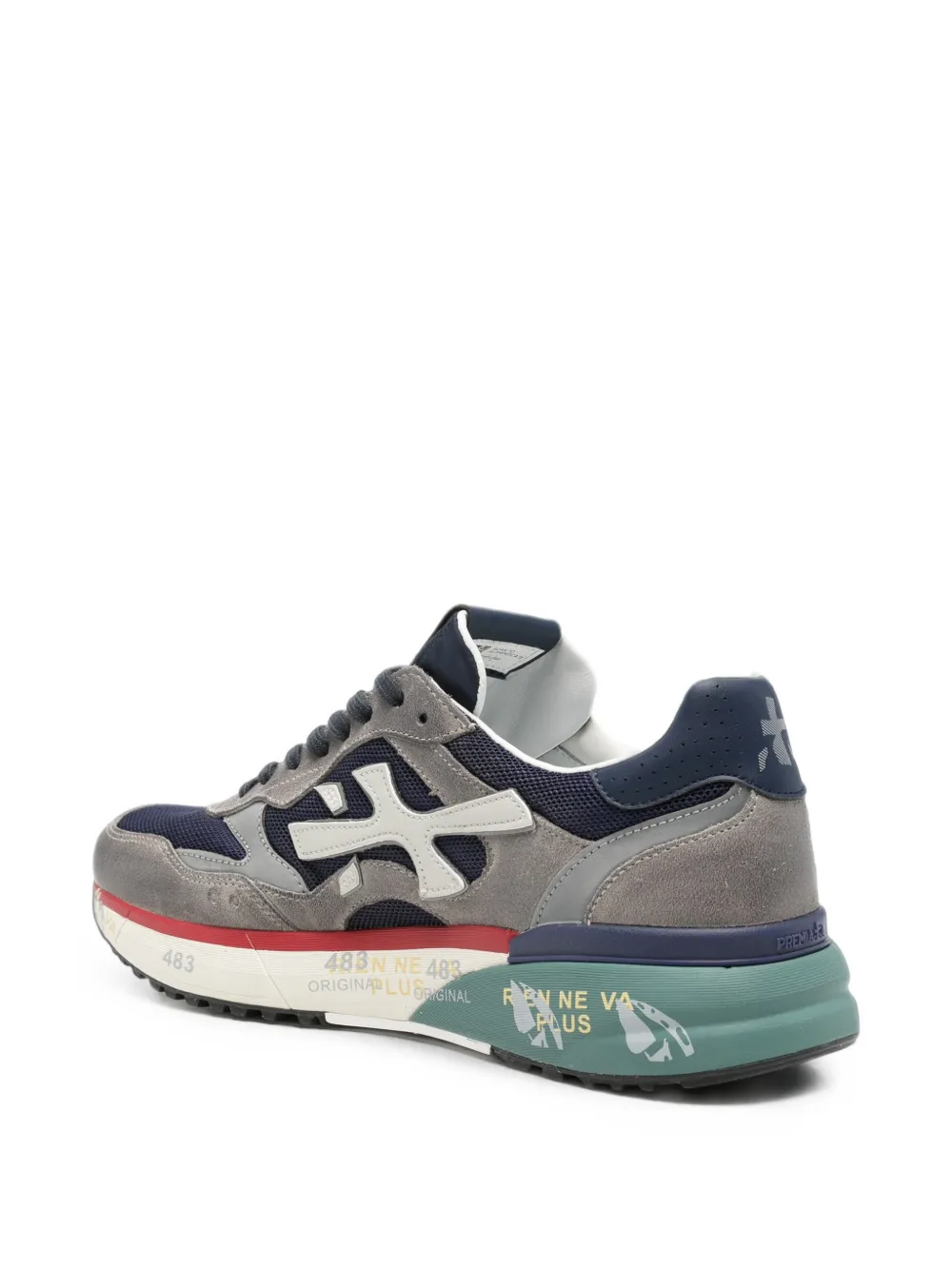 Premiata Mick suede sneakers Grijs