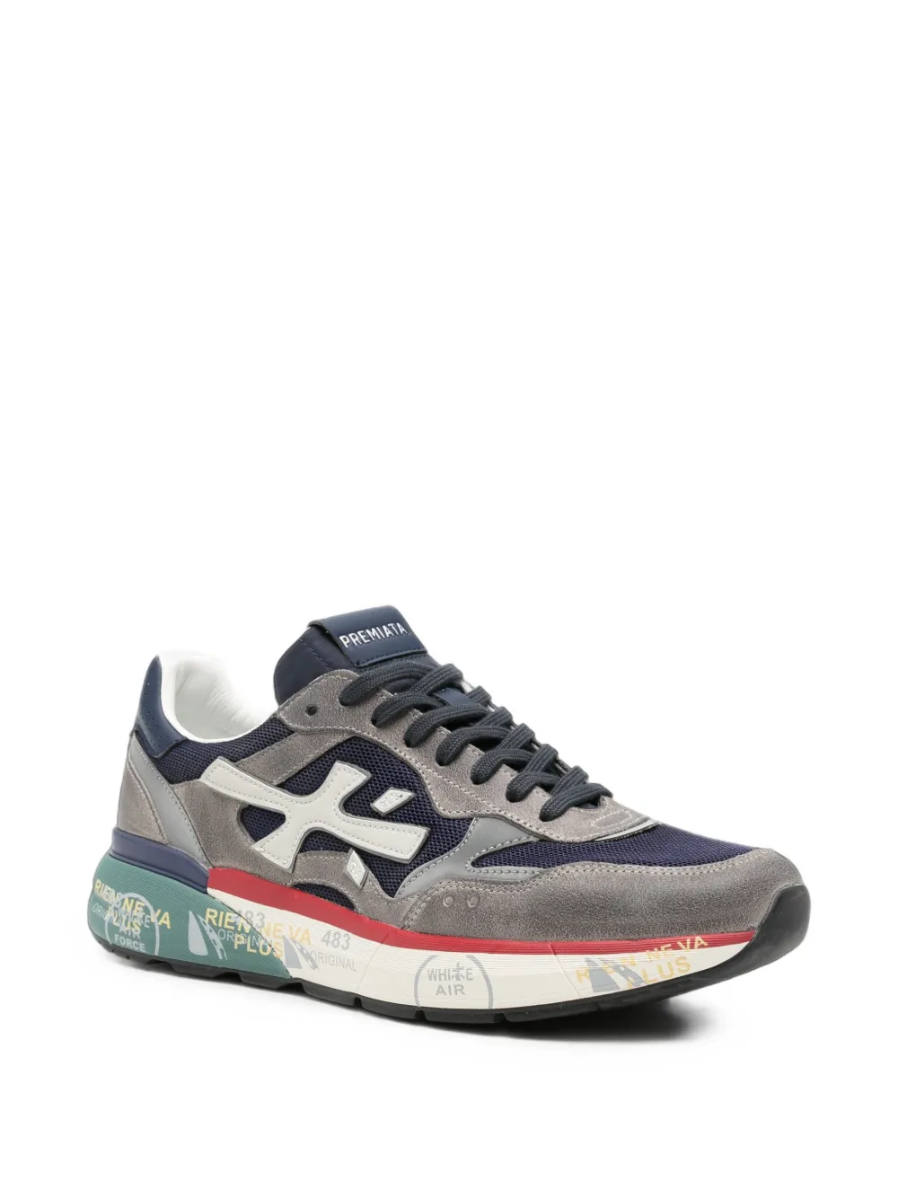 Premiata Mick suede sneakers Grijs