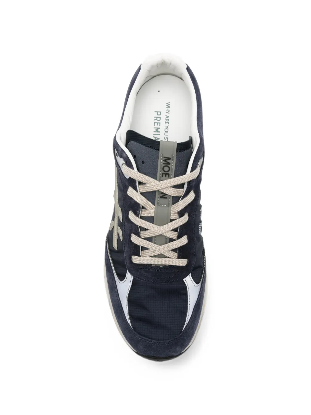 Premiata Moe Run suede sneakers Blauw