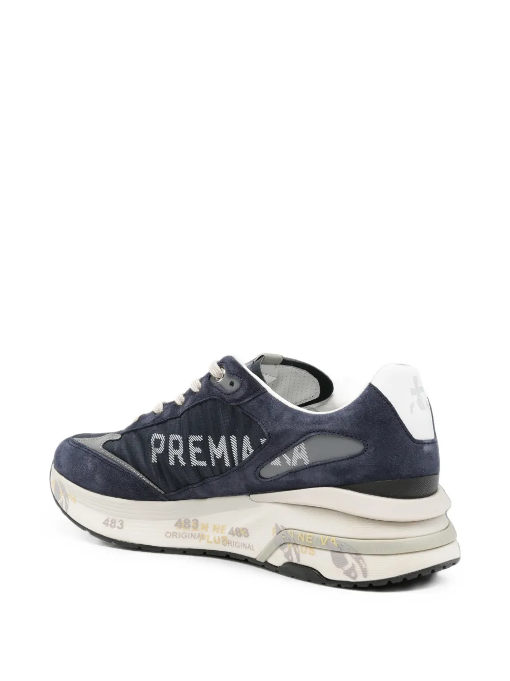 Premiata Moe Run suede sneakers Blauw