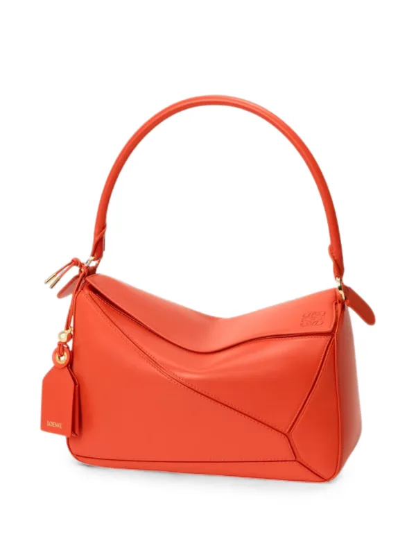 LOEWE Medium Puzzle Shoulder Bag | Orange | FARFETCH