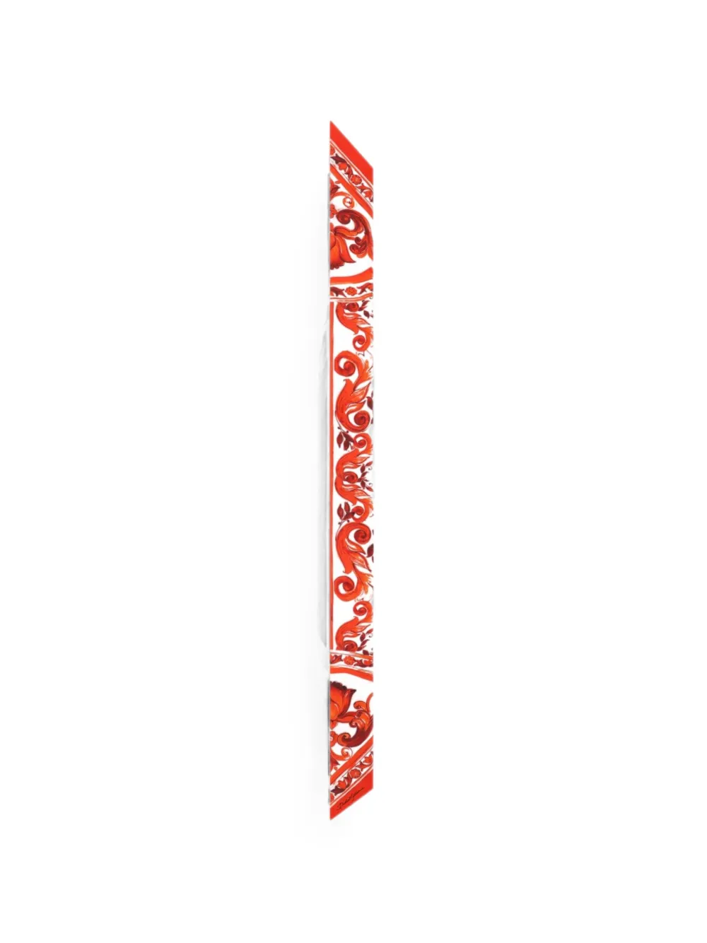 Dolce & Gabbana Maiolica-print scarf - Rosso