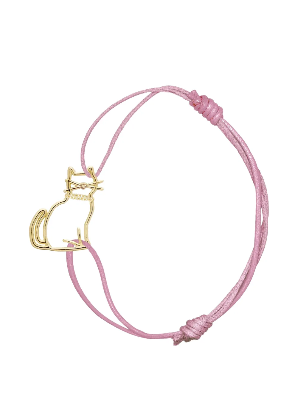 Aliita 9k Yellow-gold Cat-pendant Bracelet