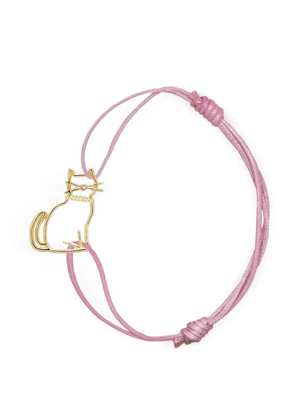 Aliita 9K yellow-gold cat-pendant bracelet - Oro
