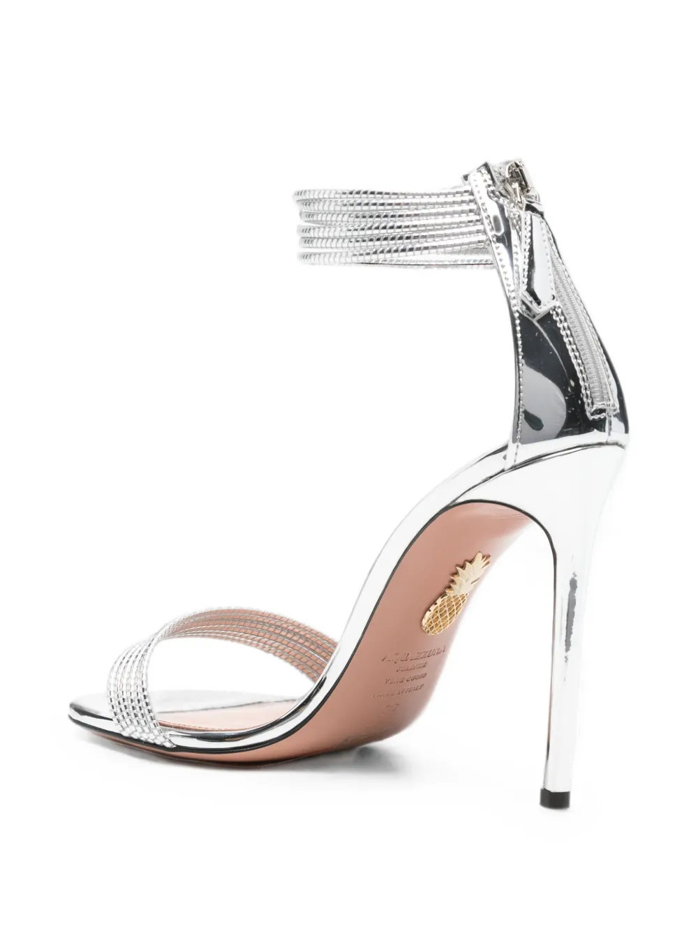 Aquazzura Sway multi-strap sandals Zilver